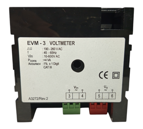 Entes Panel Voltmeter 96x96mm EVM-3 - Image 3